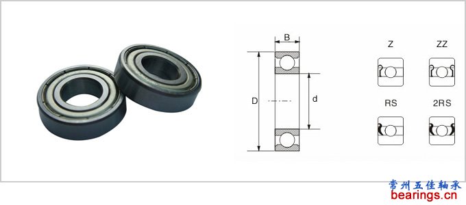 深溝球軸承尺寸